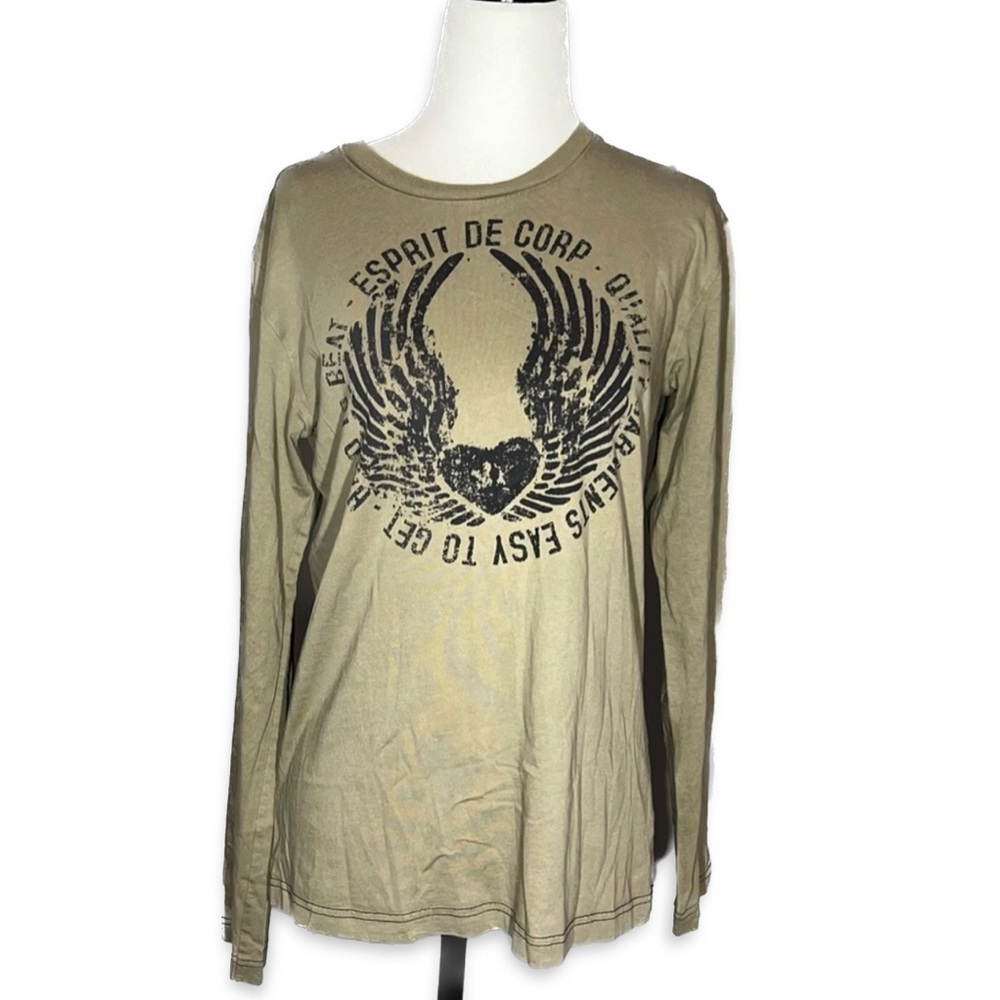 Mens Esprit 100% Cotton Long Sleeve